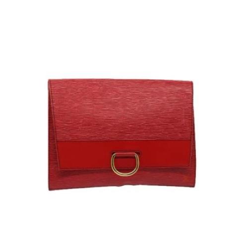 Pre-owned Leather louis-vuitton-bags Louis Vuitton Vintage , Red , Dam...