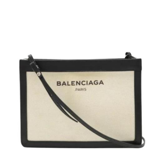 Pre-owned Canvas balenciaga-bags Balenciaga Vintage , Beige , Dames