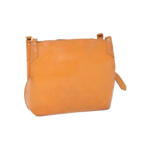 Pre-owned Leather louis-vuitton-bags Louis Vuitton Vintage , Orange , ...