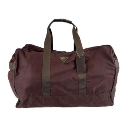 Pre-owned Canvas travel-bags Prada Vintage , Brown , Dames