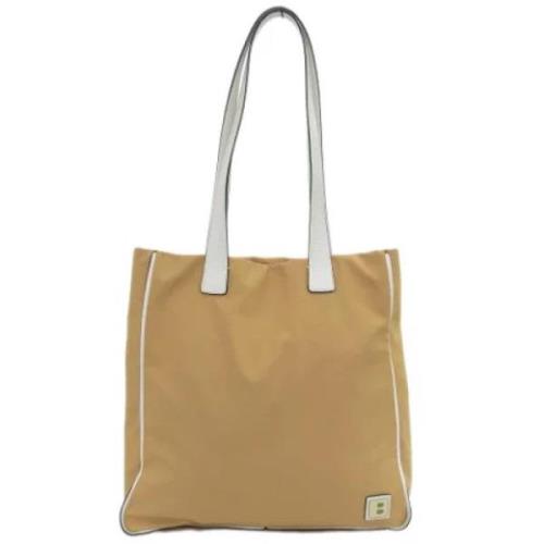 Pre-owned Canvas handbags Bally Pre-owned , Beige , Dames