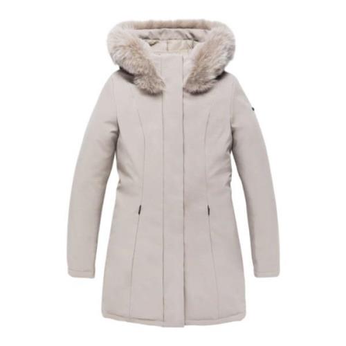 Bontjas met Logomouw RefrigiWear , Beige , Dames