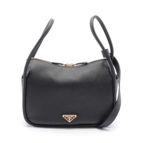 Pre-owned Leather prada-bags Prada Vintage , Black , Dames