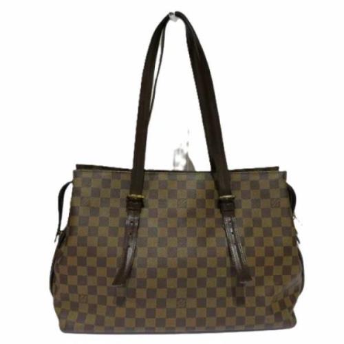 Pre-owned Canvas louis-vuitton-bags Louis Vuitton Vintage , Brown , Da...