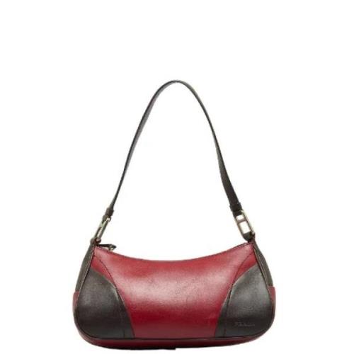 Pre-owned Leather prada-bags Prada Vintage , Red , Dames