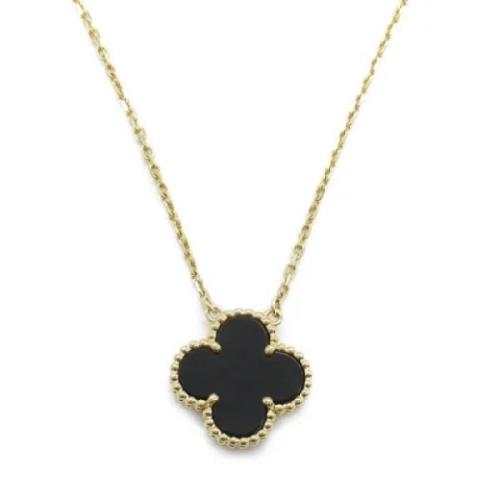 Pre-owned Yellow Gold necklaces Van Cleef & Arpels Pre-owned , Yellow ...