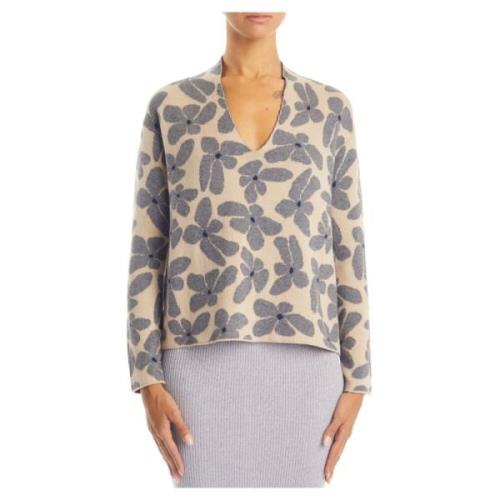 Stijlvolle Sweaters Collectie Alessia Santi , Beige , Dames