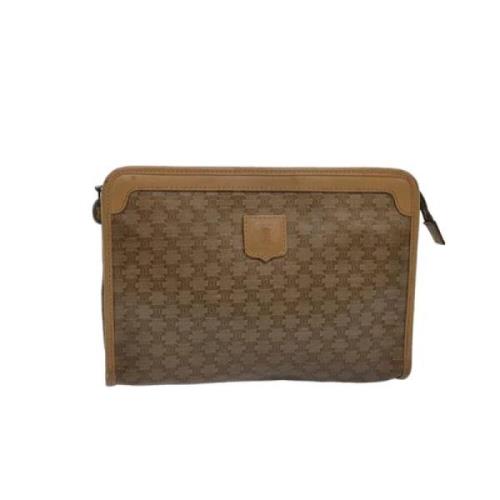 Pre-owned Canvas celine-bags Celine Vintage , Beige , Dames