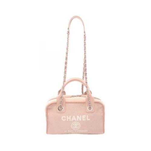 Pre-owned Canvas chanel-bags Chanel Vintage , Pink , Dames