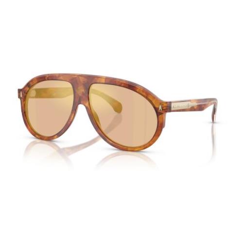 Stijlvolle zonnebril in Havana/Bruin Moncler , Brown , Unisex