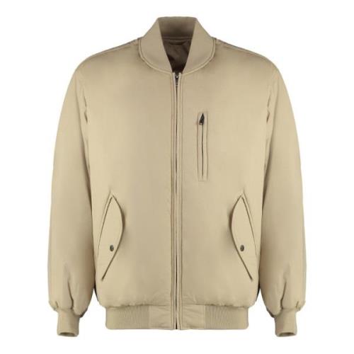 Gewatteerde bomberjack met geribbelde randen Isabel Marant , Beige , H...