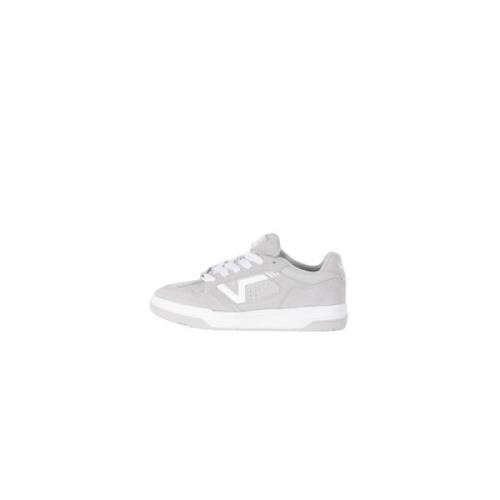 Leren Sneakers met Rubberen Zool Vans , Gray , Heren