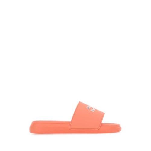 Zomer Slippers Alexander McQueen , Orange , Dames