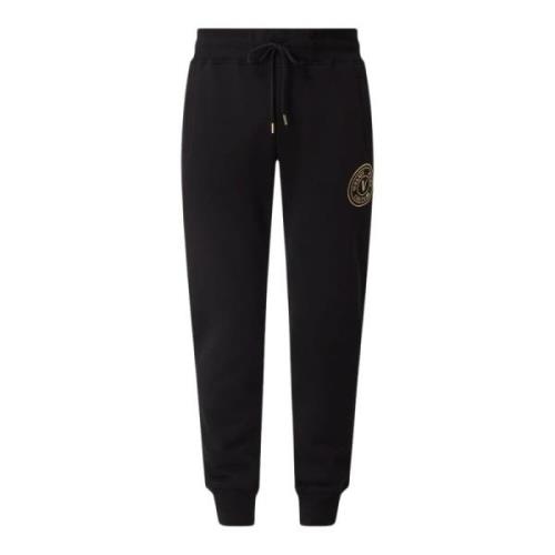 Luxe Gouden Vemblem Jogger Sweatpants Versace Jeans Couture , Black , ...