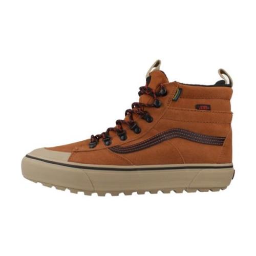 Waterdichte High-top Sneakers Vans , Brown , Heren