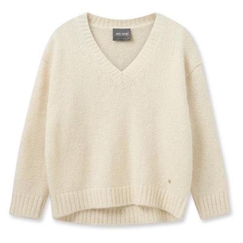 Warm Gebreid MOS Mosh , Beige , Dames