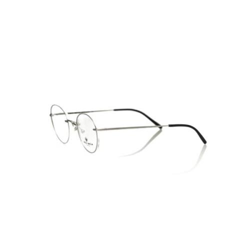 Ronde Metalen Frame Bril Frankie Morello , Gray , Heren