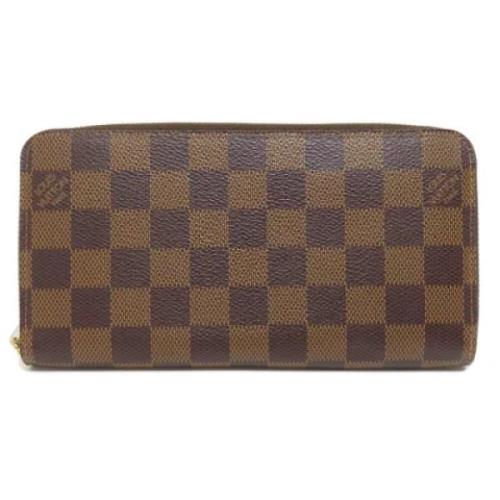 Pre-owned Canvas wallets Louis Vuitton Vintage , Brown , Dames