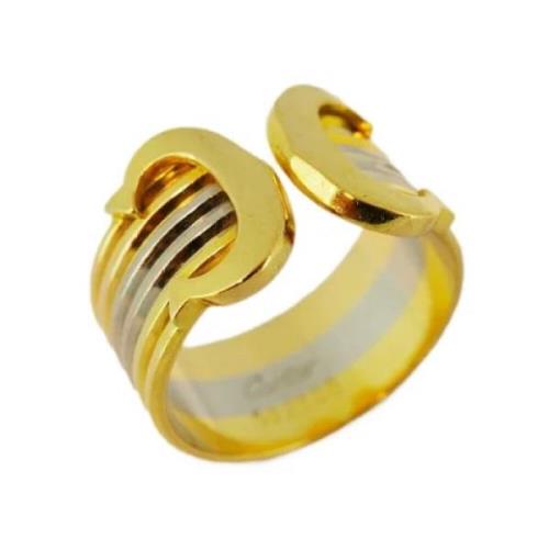 Pre-owned White Gold rings Cartier Vintage , Yellow , Heren