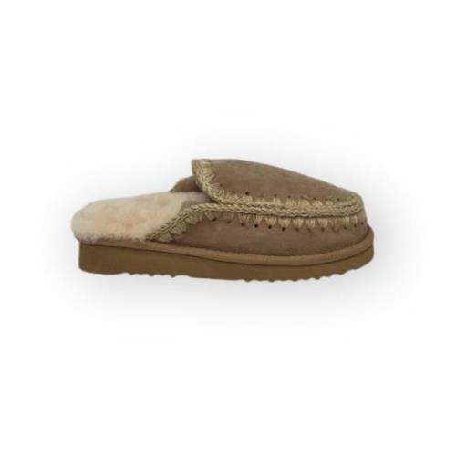 Eskimo Stitching Clog Laarzen Mou , Brown , Dames