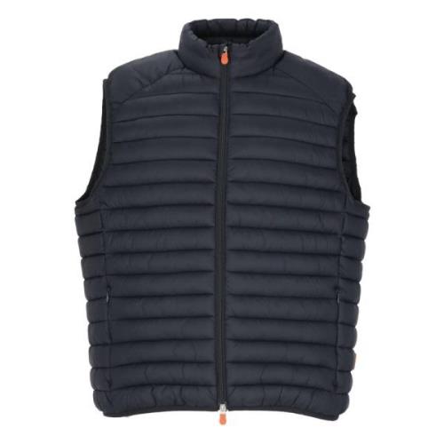 Blauwe Gewatteerde Gewatteerde Vest voor Mannen Save The Duck , Blue ,...