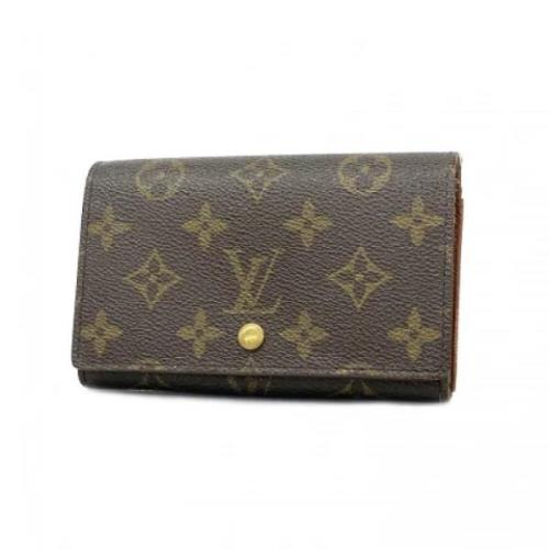 Pre-owned Fabric wallets Louis Vuitton Vintage , Brown , Dames