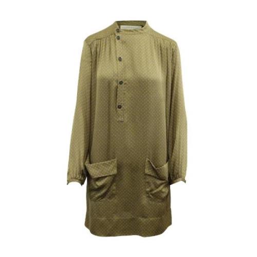 Pre-owned Silk dresses Stella McCartney Pre-owned , Brown , Dames