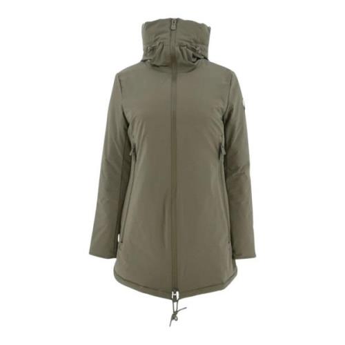 Arctische Parka - Met Capuchon, Gewatteerd, Ritssluiting Jott , Green ...