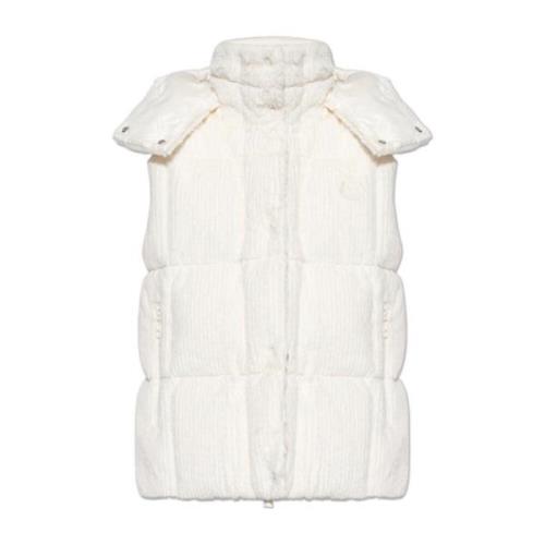 Donsvest Moncler , White , Dames