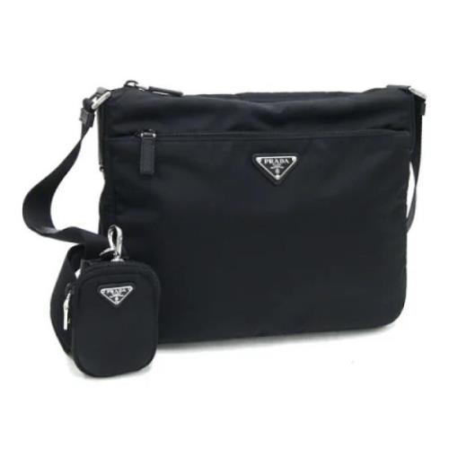 Pre-owned Nylon prada-bags Prada Vintage , Black , Dames