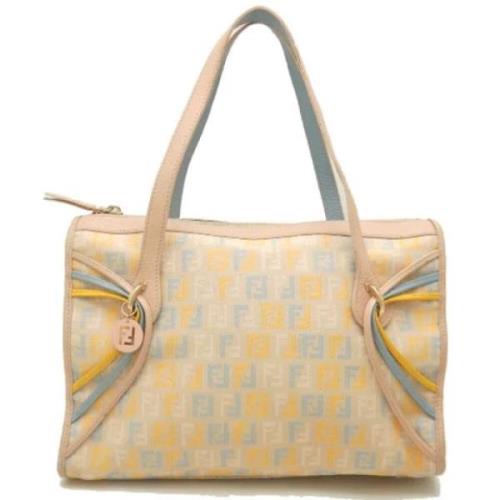 Pre-owned Canvas totes Fendi Vintage , Beige , Dames