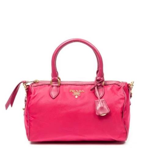 Pre-owned Canvas handbags Prada Vintage , Pink , Dames