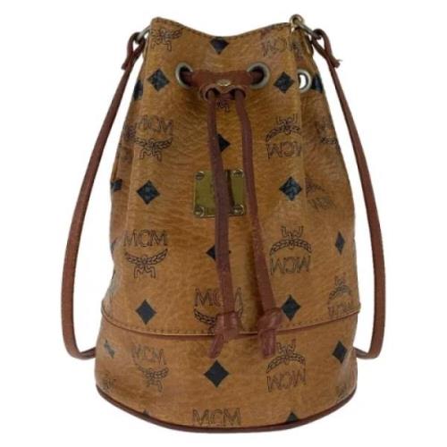 Pre-owned Leather shoulder-bags MCM Pre-owned , Brown , Dames