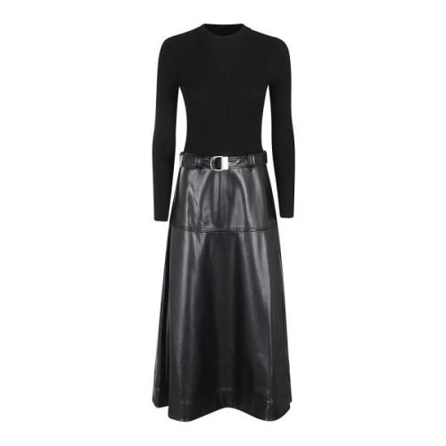 Elegante Midi Jurk voor Vrouwen Simkhai , Black , Dames