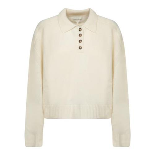 Witte Trui voor Vrouwen Aw24 Loulou Studio , Beige , Dames