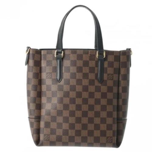 Pre-owned Canvas louis-vuitton-bags Louis Vuitton Vintage , Brown , Da...