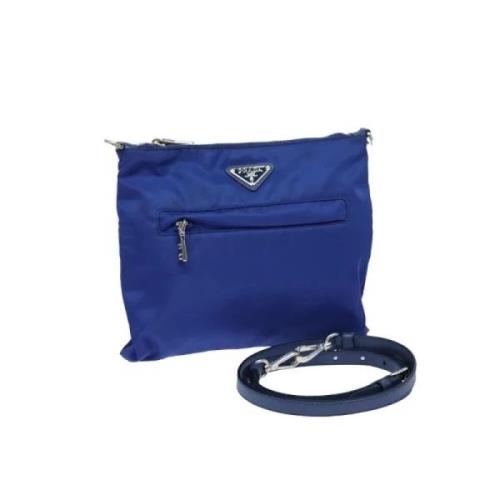 Pre-owned Nylon prada-bags Prada Vintage , Blue , Dames