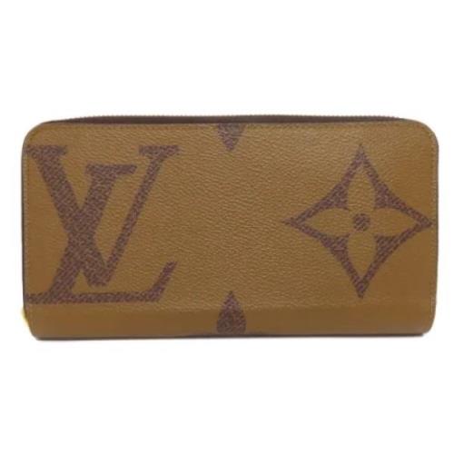 Pre-owned Canvas wallets Louis Vuitton Vintage , Brown , Dames