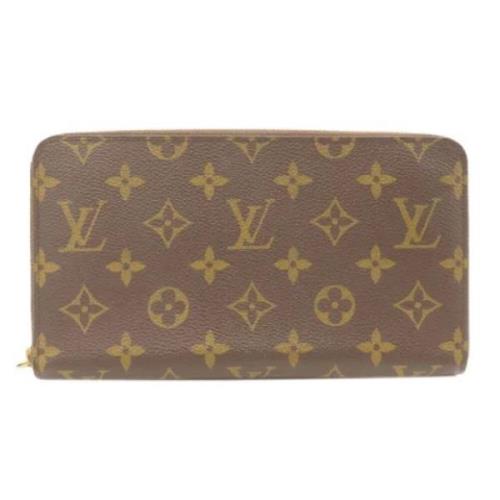 Pre-owned Canvas wallets Louis Vuitton Vintage , Brown , Dames