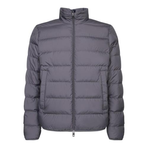 Grijze Gewatteerde Donsjas, Stedelijke Stijl Moncler , Gray , Heren