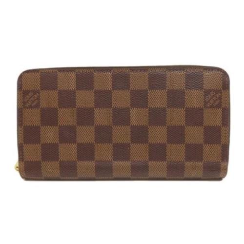 Pre-owned Canvas wallets Louis Vuitton Vintage , Brown , Dames