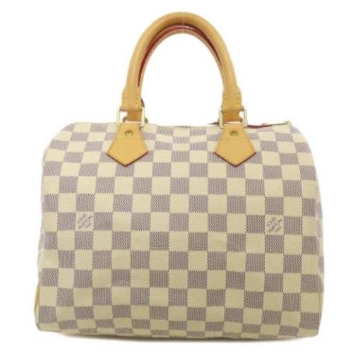 Pre-owned Fabric handbags Louis Vuitton Vintage , White , Dames