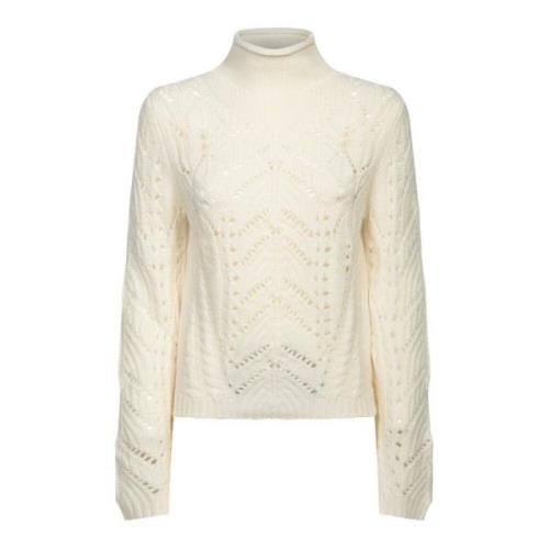 Witte Gebreide Kleding voor Moderne Vrouwen Loulou Studio , Beige , Da...