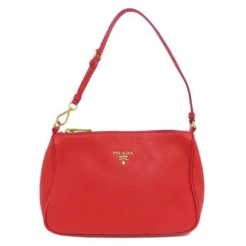 Pre-owned Leather prada-bags Prada Vintage , Red , Dames