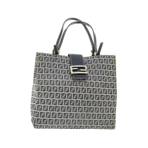 Pre-owned Canvas fendi-bags Fendi Vintage , Blue , Dames