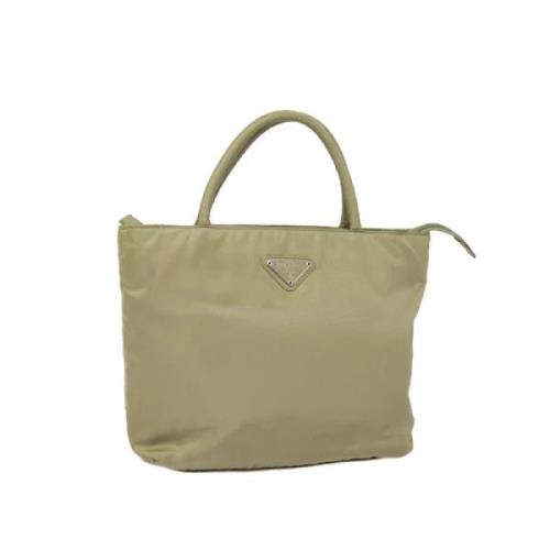 Pre-owned Nylon prada-bags Prada Vintage , Beige , Dames