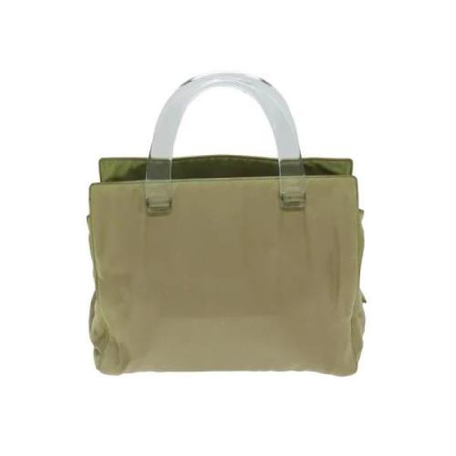 Pre-owned Nylon handbags Prada Vintage , Green , Dames