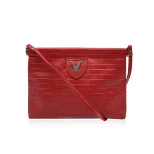 Pre-owned Leather shoulder-bags Valentino Vintage , Red , Dames