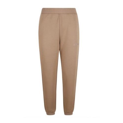 Bruine Broek met PO Detail Max Mara , Brown , Dames