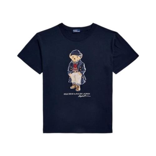 NVL Bear T-Shirt Ralph Lauren , Blue , Dames